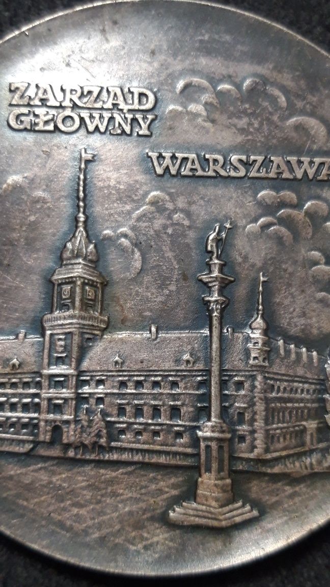 Związek zawodowy metalowców w Polsce zarząd główny w Warszawie  medal