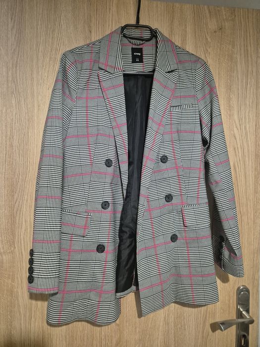 Marynarka w kratkę-rozmiar XS