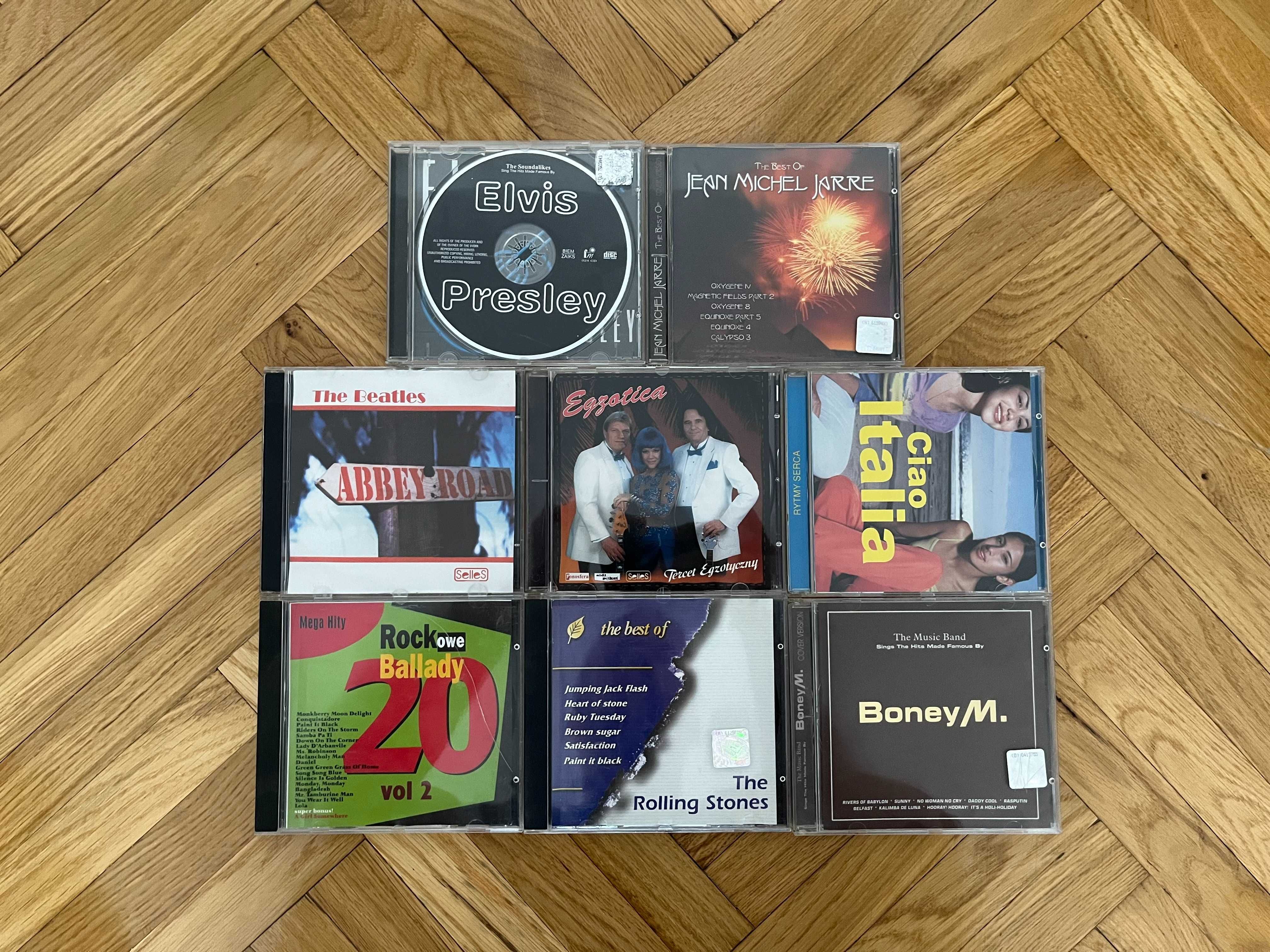 Kolekcja 8 płyt CD Rock&Roll i inne Presley Beatles Boney M