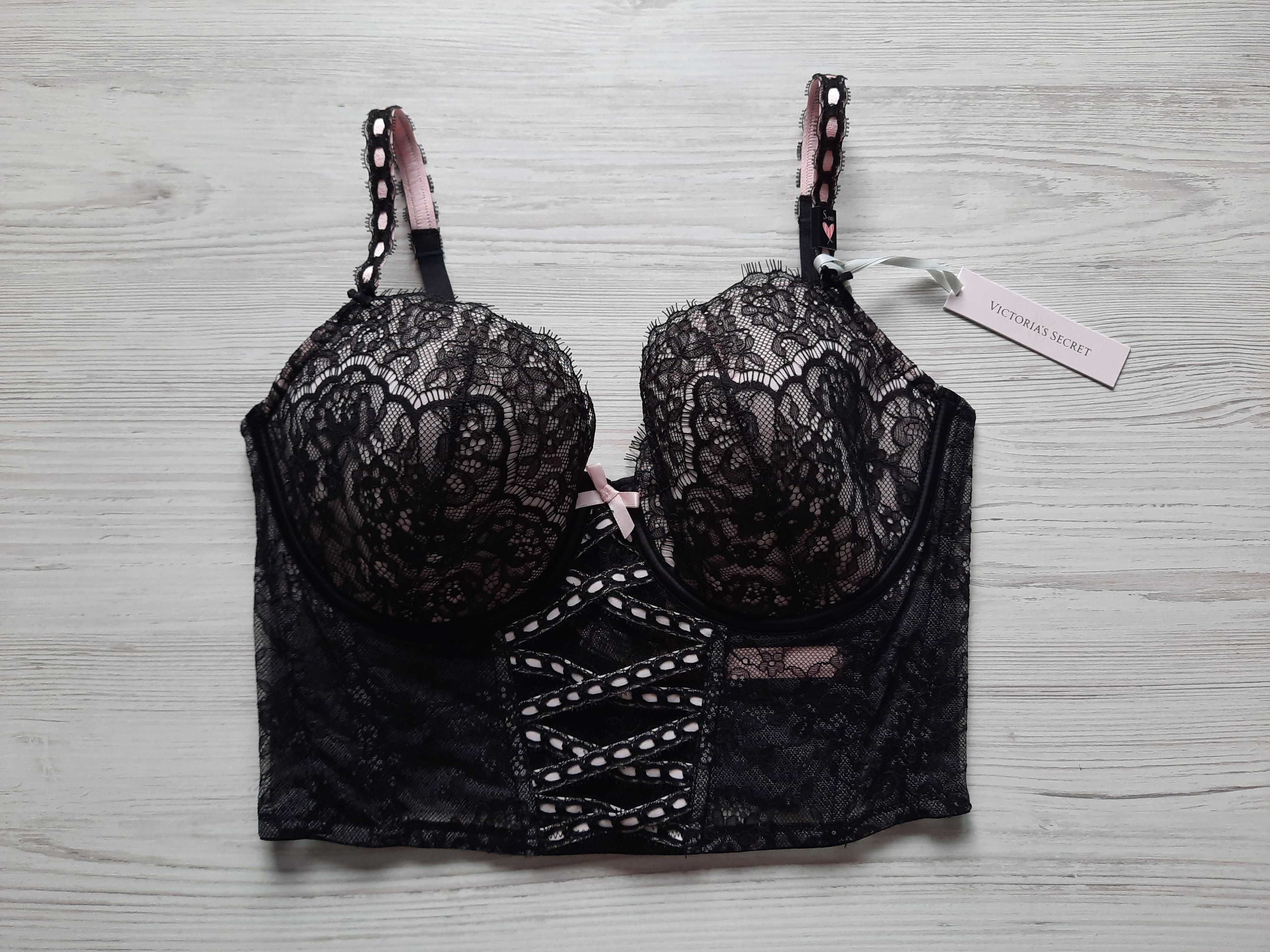 Комплект белья стразы с камнями Victoria's secret трусики бюстгальтер