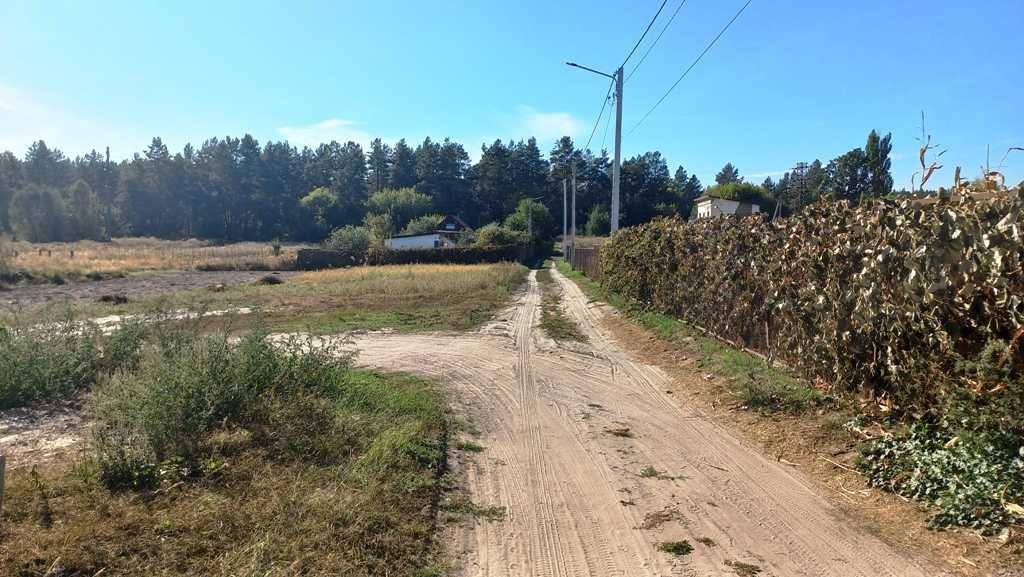 Ділянка 18 соток у Рожівці з прямим виходом до лісу