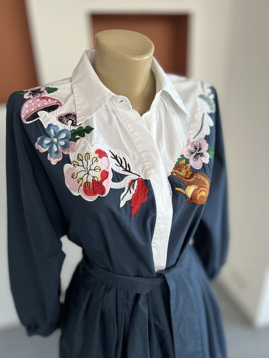 Бавовняна сукня з вишивкою Weekend Max Mara 36 - 38, S - M - L розмір