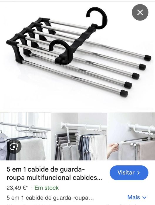 Cabides - economia de espaço. NOVOS