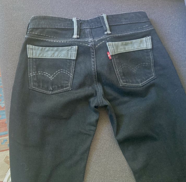 Calças levis, pretas, edição limitada, n 34, compradas no corte inglês