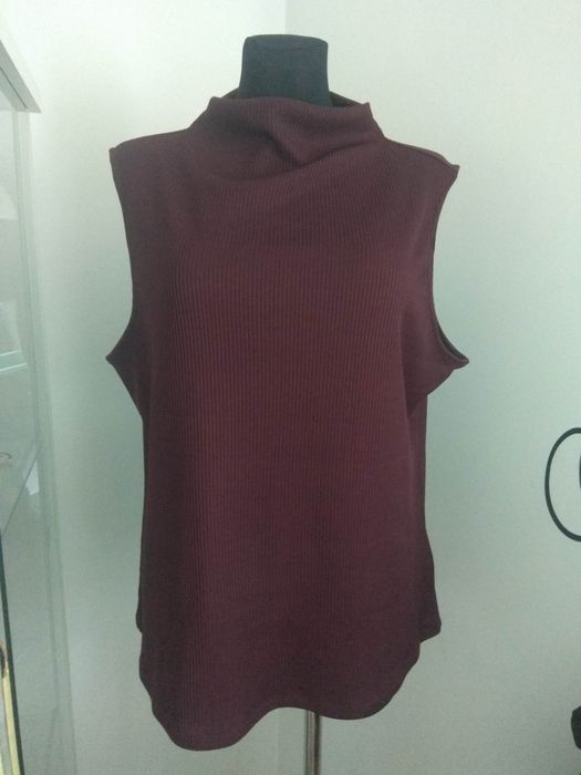 Bluzka damska elegancka casualowa półgolf dla puszystej H&M XL 40 50