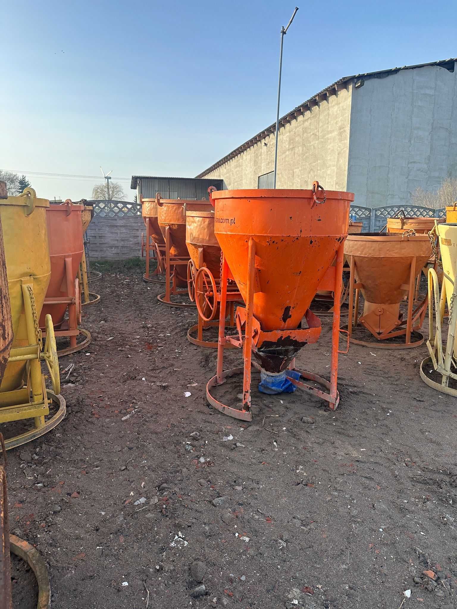 Fartuch rękaw wąż PCV 200 mm leja kubła zbiornika pojemnika do betonu
