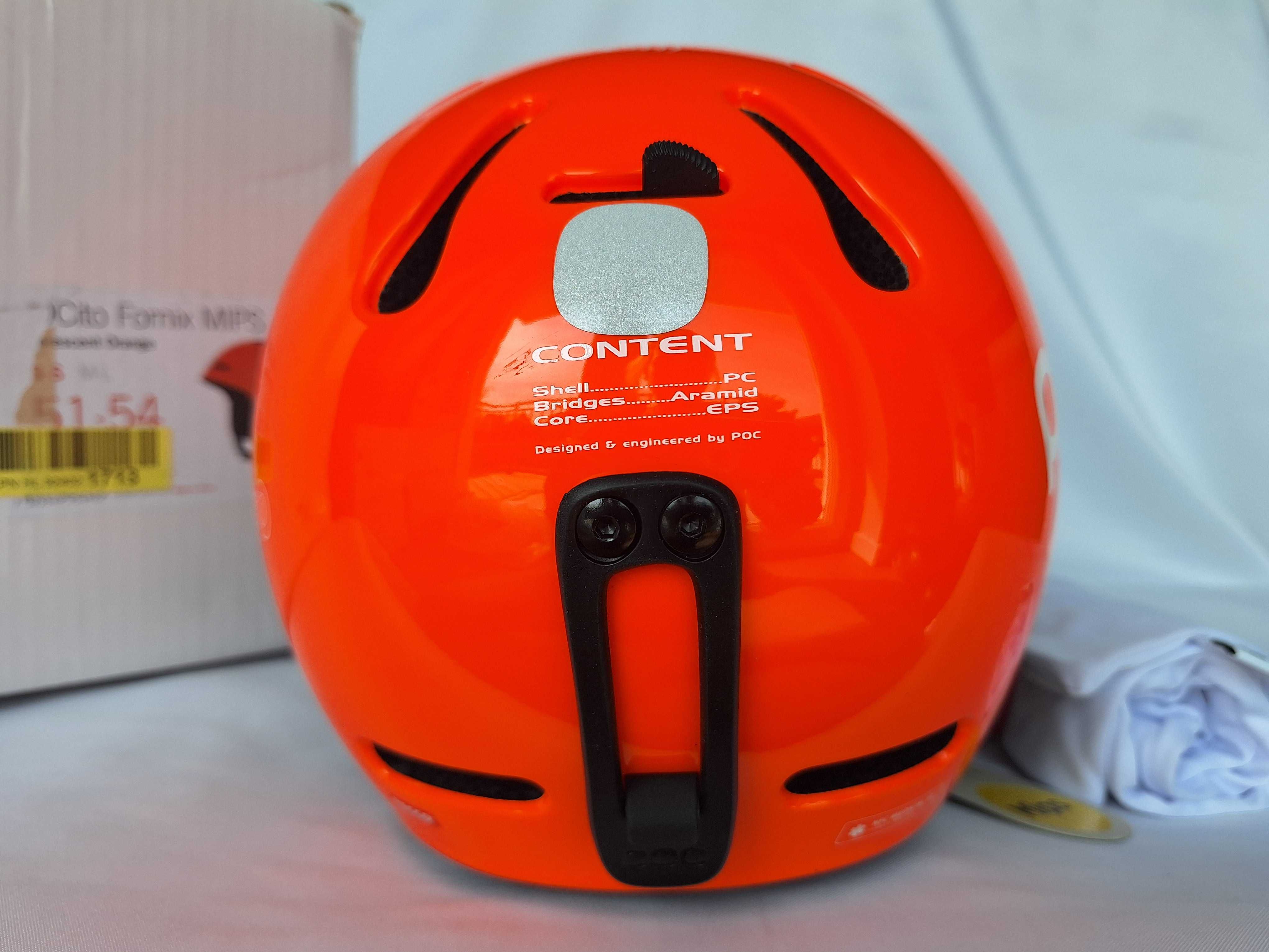 Kask dziecięcy POC POCito Fornix Mips Fluorescent Orange XS/S 51/54cm