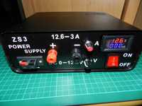 Zasilacz transformatorowy 12,6-0V-3A.