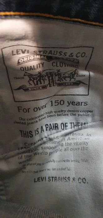 Calças de ganga Levi strauss 507 Boca Larga