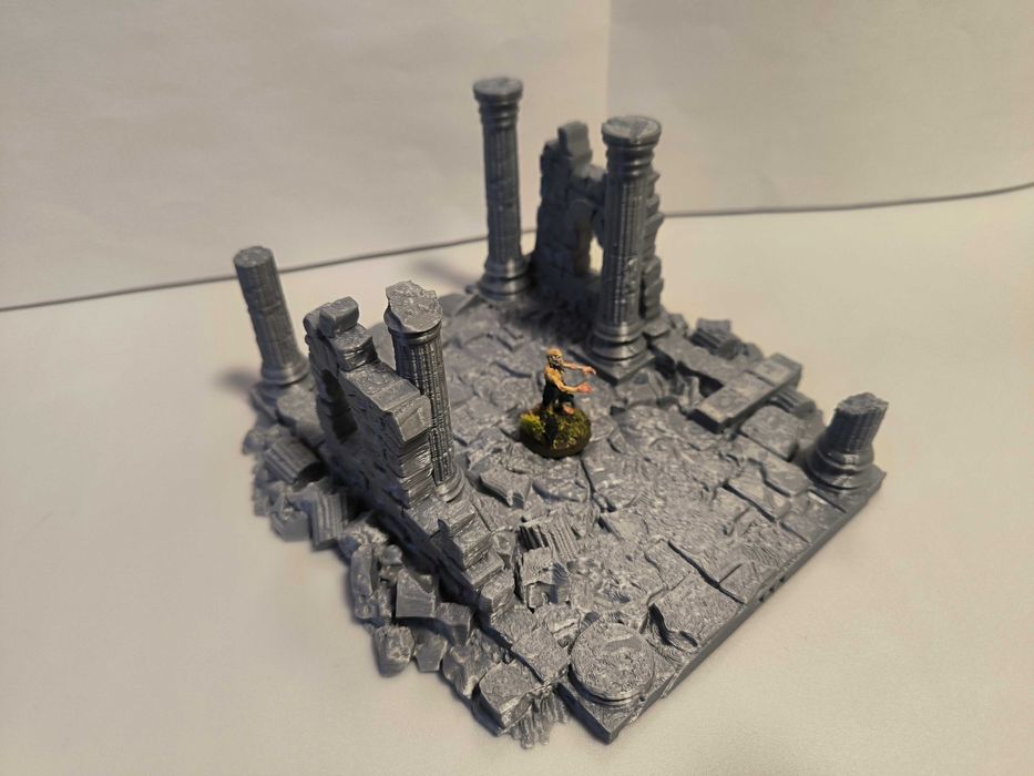 Zrujnowana droga prosta s2 (Lost City) RPG D&D Diorama Makieta