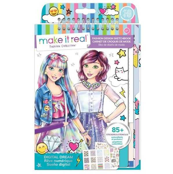 Make it Real: Блокнот c трафаретами для создания модных коллекций