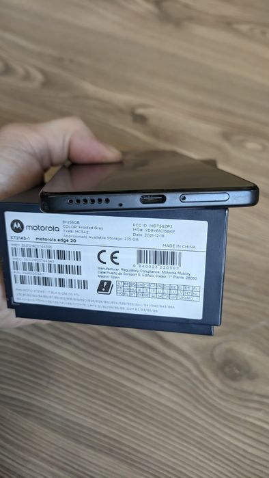Motorola Edge 20 8/256 GB Smartfon 5G | Stan BDB | Telefon Smartphone