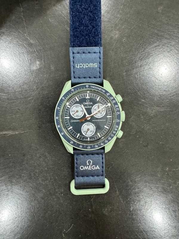 Omega x Swatch SO33G100 Ziemia - Idealny dla miłośników przyrody