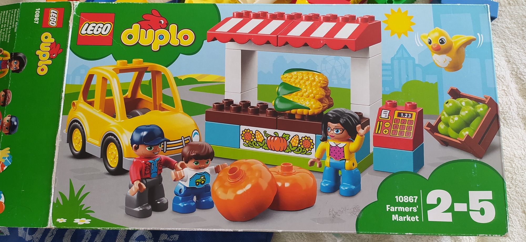 Lego duplo oryginalne na farmie na Targu 10867 duże auto ptaszek dynia