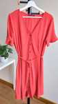 Vestido laranja/cor tijolo S Mango NOVO