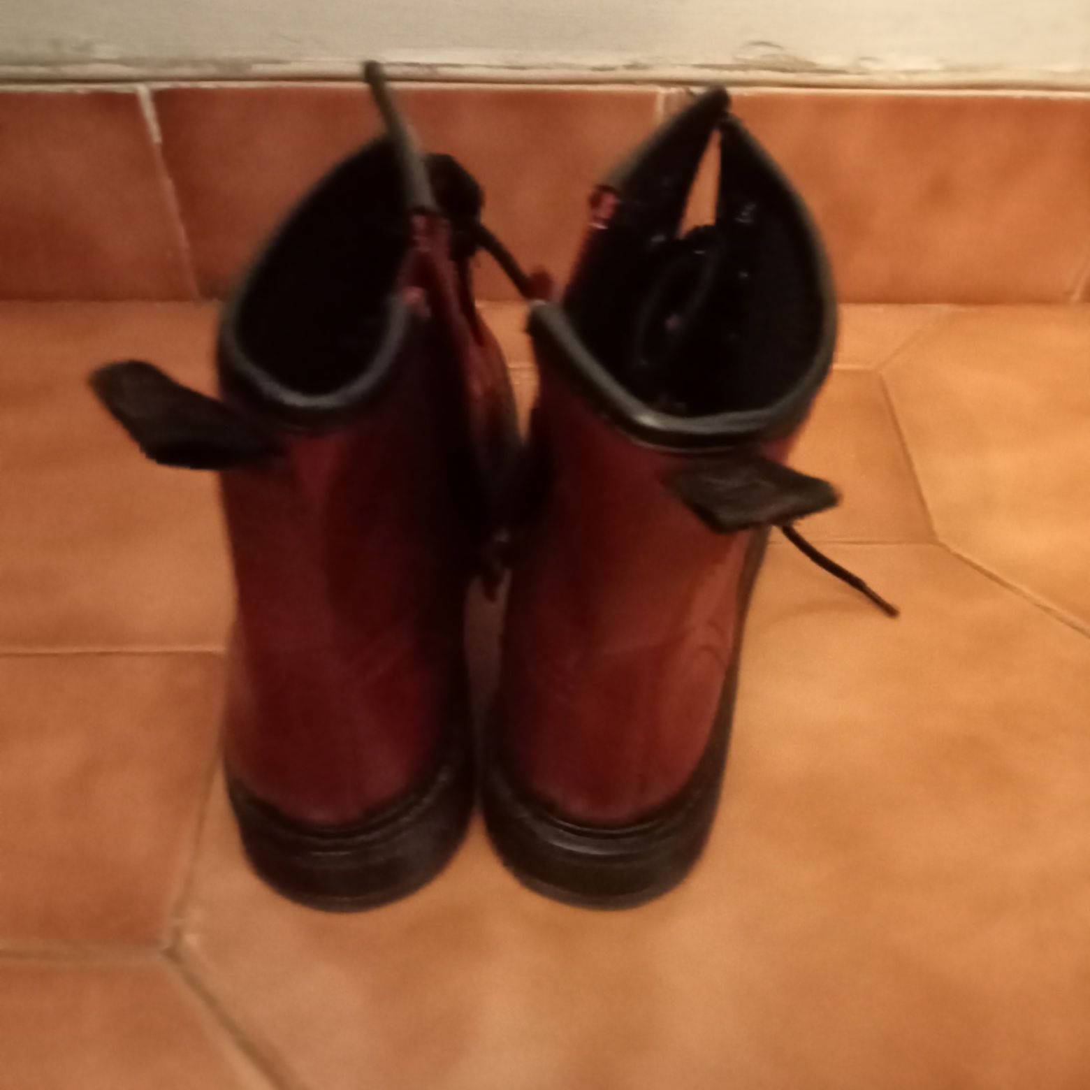 Botas bordeaux TAM 36