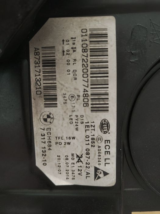 BMW F10 F11 lift LCI lampa prawa bi xenon LED IDEALNA