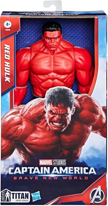 Hulk Vermelho - Red Hulk Boneco Marvel Titan Hero Series