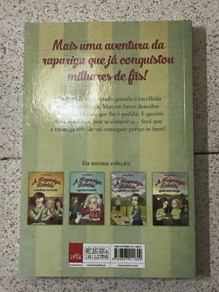 Livro - A Rapariga Rebelde brilha na Escola - Enid Blyton