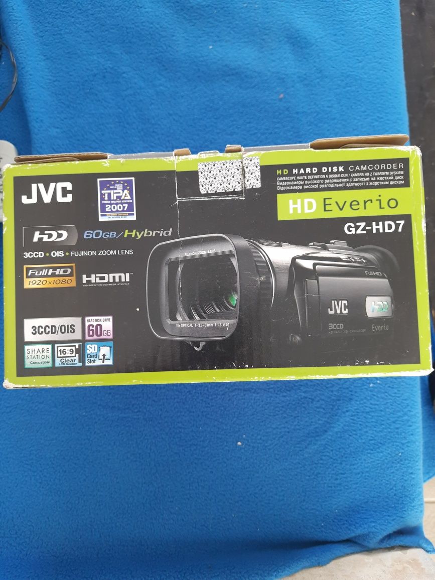 Продам видеокамеру jvc hd-7