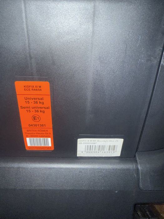 Автокрісло Britax-Romer Kidfix III M (Moonlight Blue)