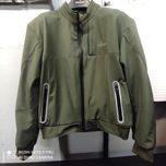 Kurtka motocyklowa HUSAR SOFTSHELL zielona 5XL