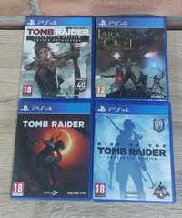 Kolekcja Tomb Raider Lara Croft ps4 ps5 okazja Polskie wersję