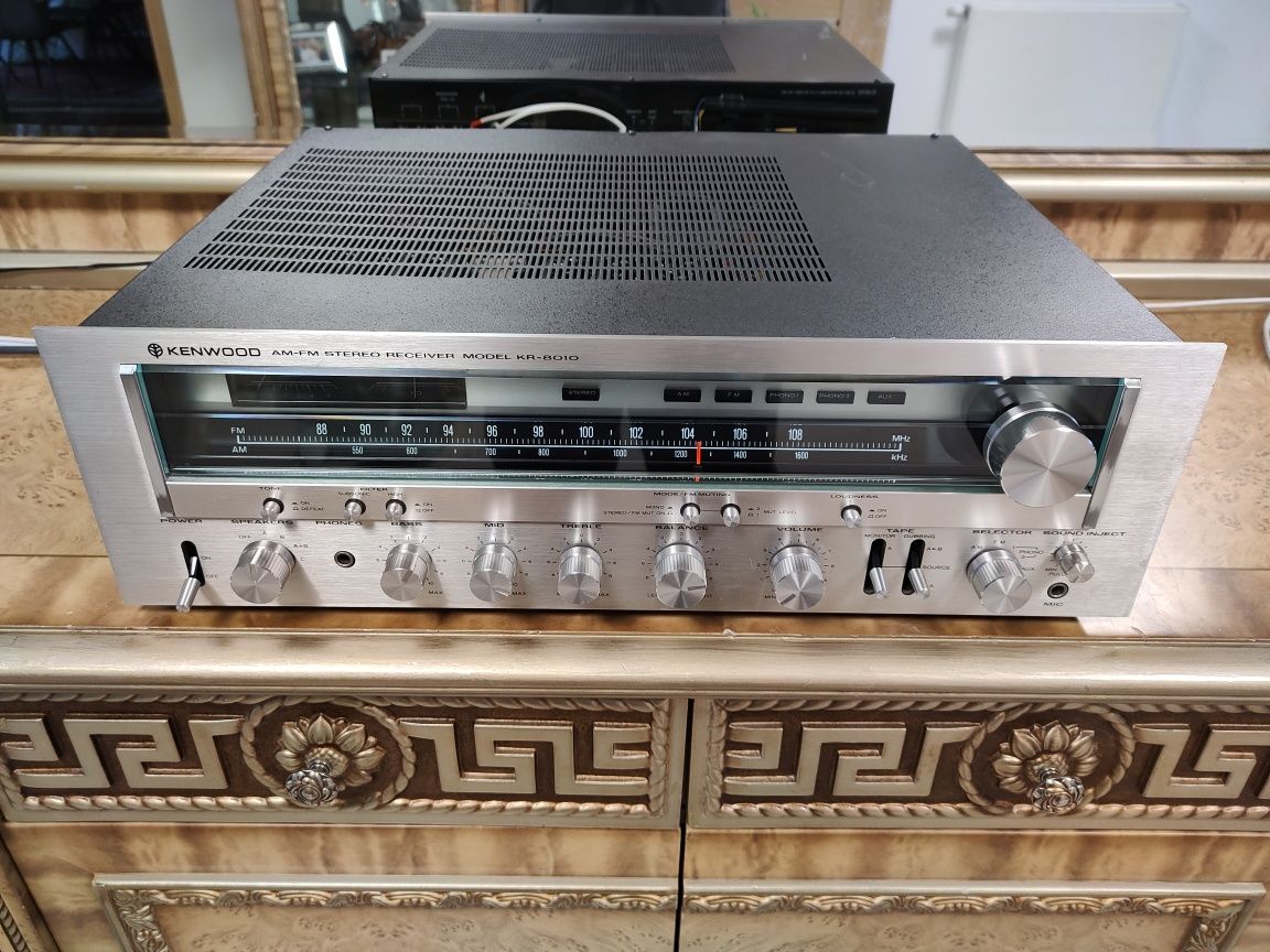 Jak nowy 1978 piękny amplituner KENWOOD KR-8010 AM/FM Stereo