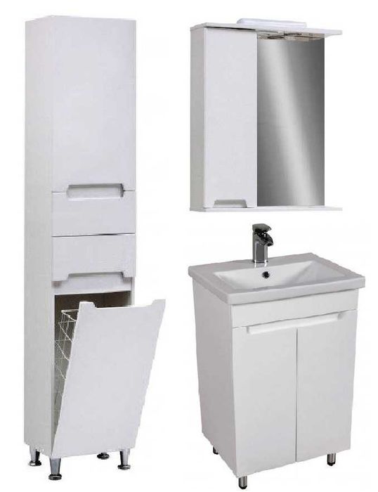 Умывальник (раковина) с тумбой (подвесной или напольной). Со склада.