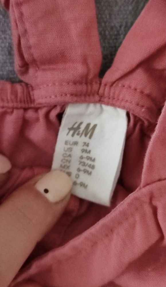 H&M - letnia sukienka rozm. 74