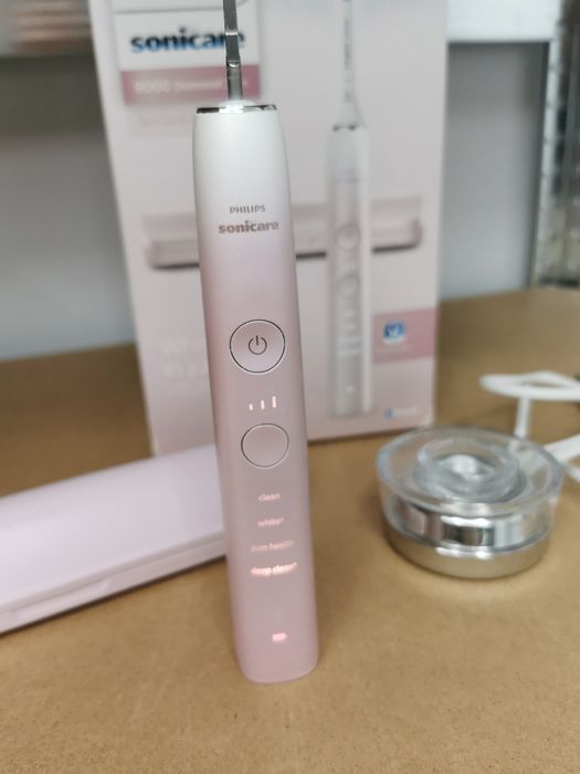 Szczoteczka elektryczna soniczna Philips DiamondClean HX991K Różowa
