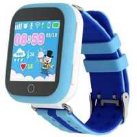 Дитячий годинник з GPS Smartbaby watch Q750 Blue, смарт з іграми