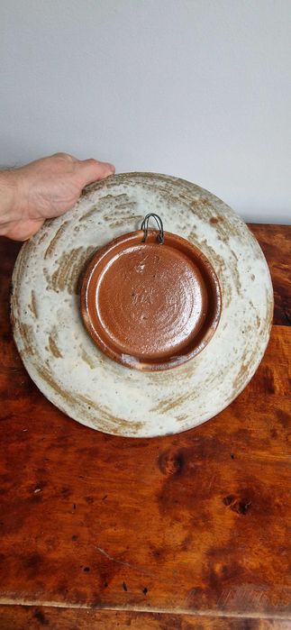 Talerz Antoine Dubois Belgia Antyk patera unikat