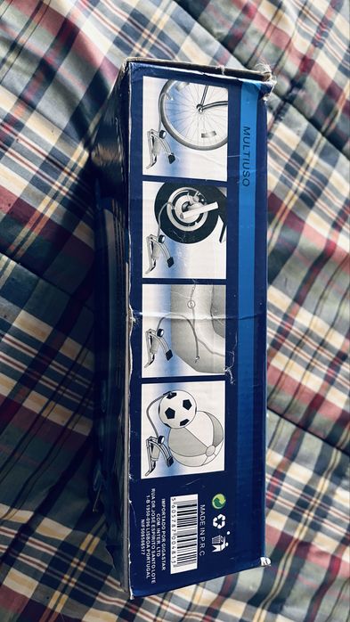 Bomba de ar com manómetro