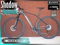 Алюминиевый велосипед Crosser shadow 1x12 2x12 гидравлика 29'