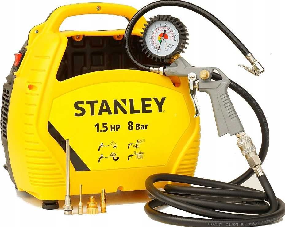 Nowy KOMPRESOR Bezolejowy Stanley 1100W Sprężarka + Gratis (OKAZJA)