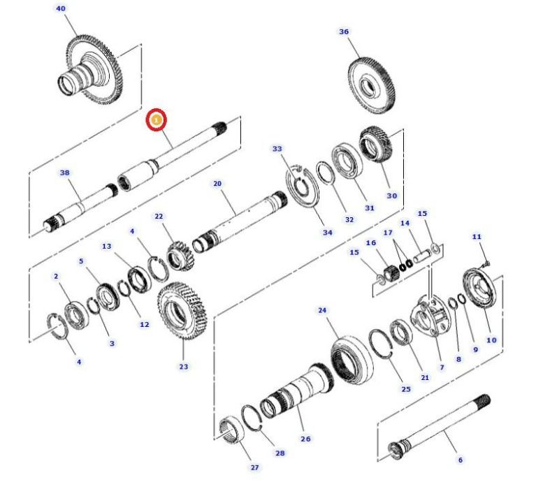 Wałek przekładni planetarnej VARIO ML200 18/16 Z