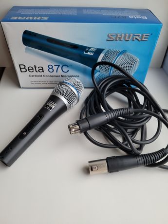 Микрофон SHURE Beta 87C,оригинал Мехико.