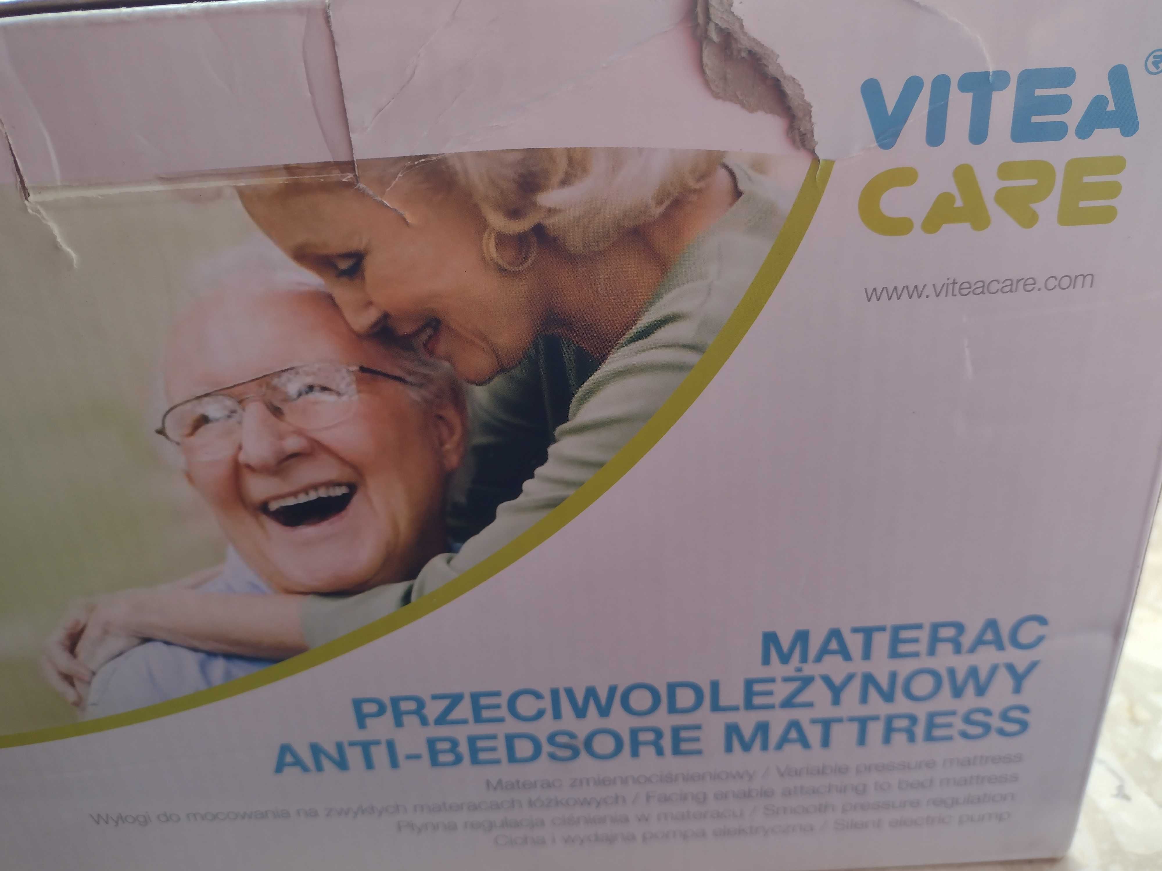 Materac przeciwodleżynowy zmiennociśnieniowy bąbelkowy marki Viteacare