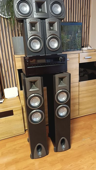 Zestaw audio Klipsch Synergy + Onkyo TX-NR809 | Stan bdb | Kino domowe