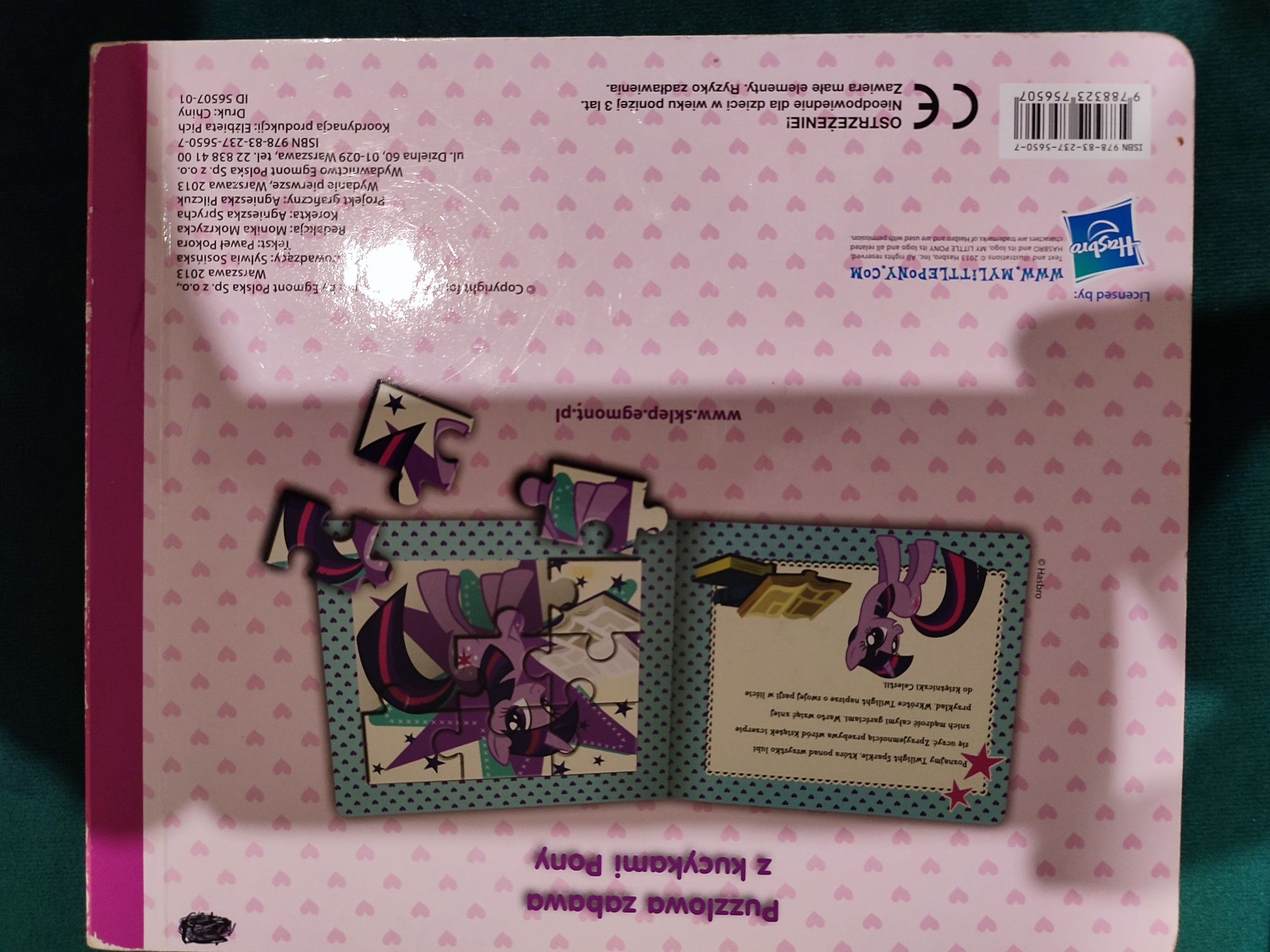 Puzzle Trefl Little Pony 2 szt.jak nowe