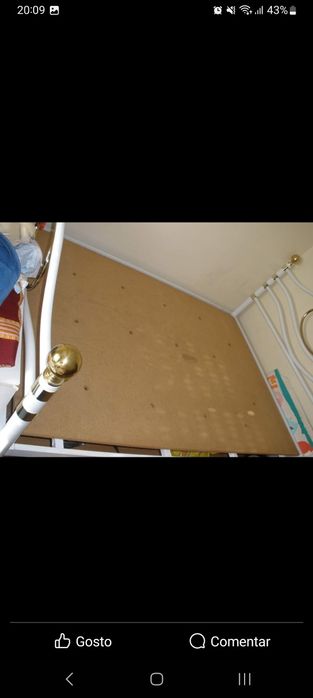 Cama casal usado sem estrado e sem colchão