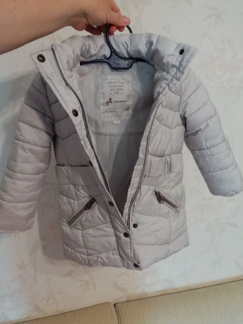 Красивая зимняя куртка/пальто. Италия. P. 86-92-98 р. 2-3 г. курточка