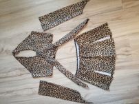 Spódnica mini+top+rękawki S