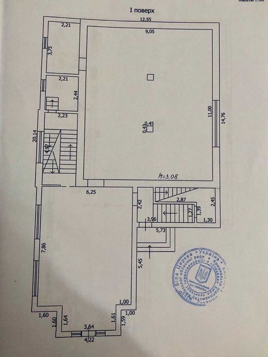 Продаємо комерційне приміщення в центрі міста Біла Церква.