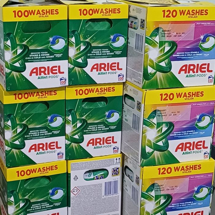 Капсули Аріель Ariel, Persil,Vizir,lenor