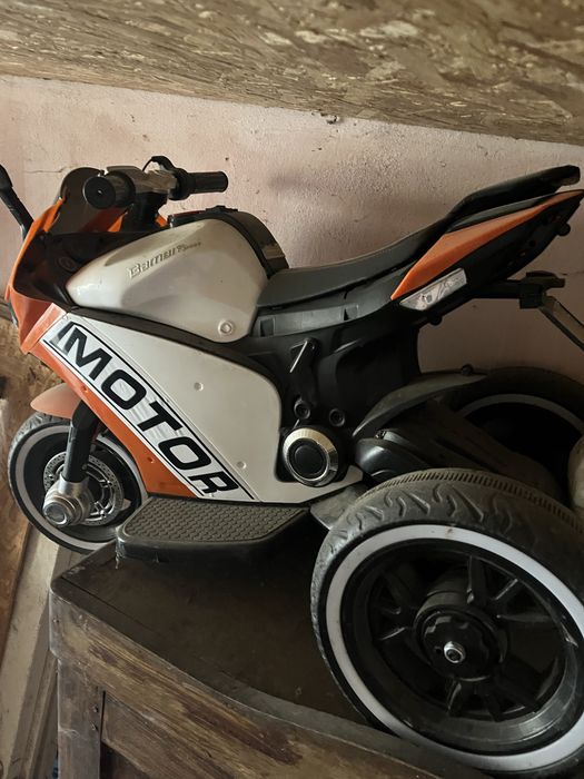 Мотоцикл дитячий, триколісний, Motor