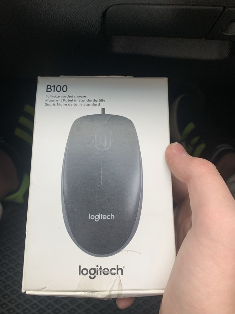 Мышка logitech b100