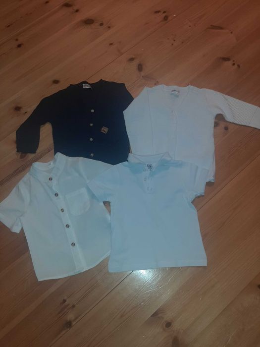 Sweterki i koszule 98 zestaw