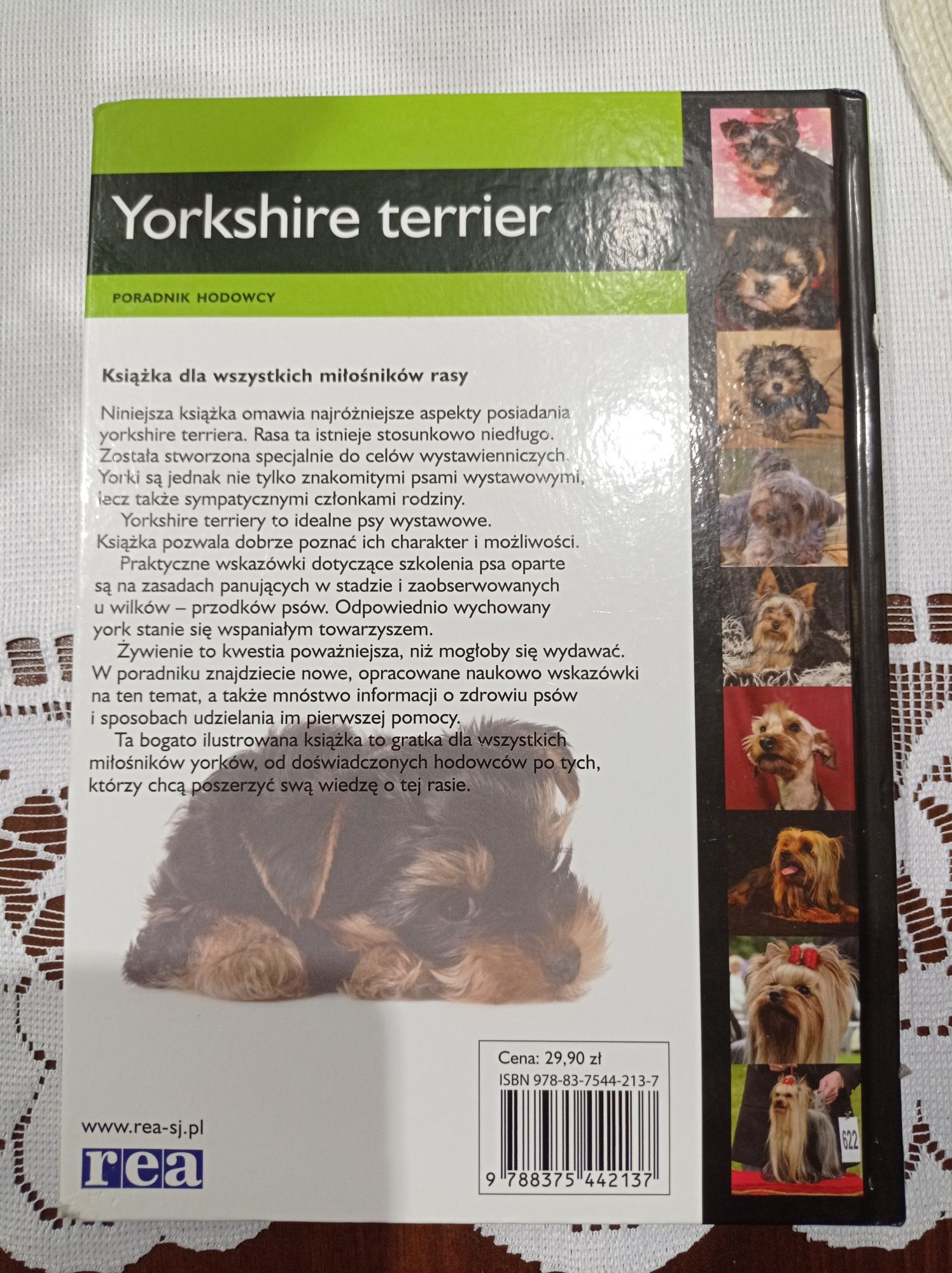 Książka poradnik hodowcy Yorkshire terrier